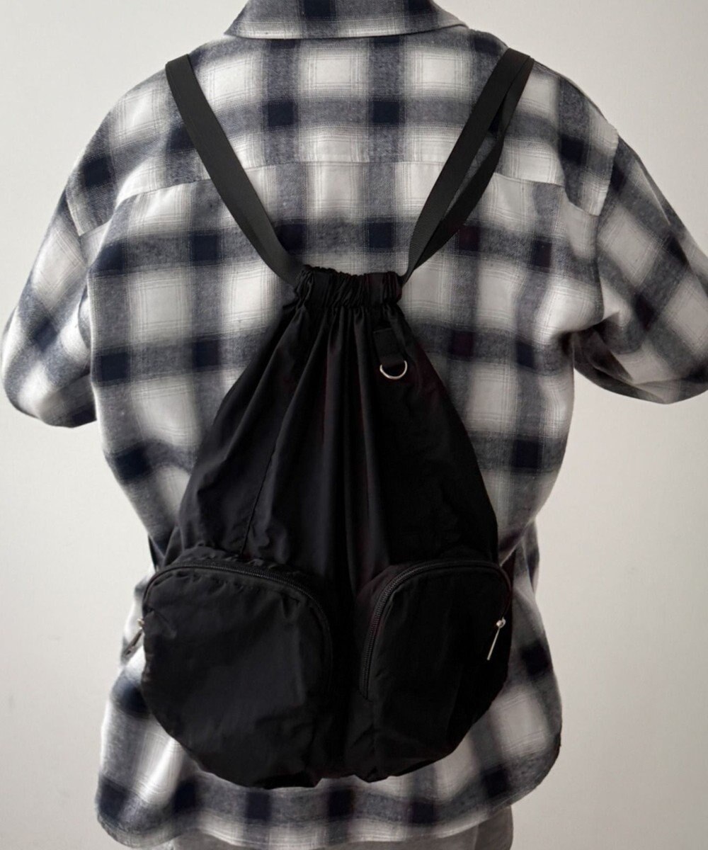 WEGO 【ユニセックス着用ITEM】ポケットデザインナップサック 