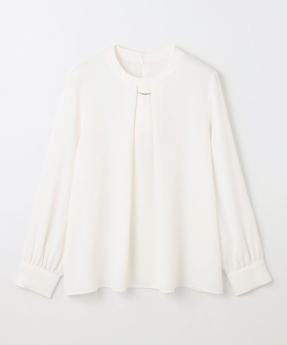 ANY L 【洗濯機可/2WAY】ボウタイブラウス 