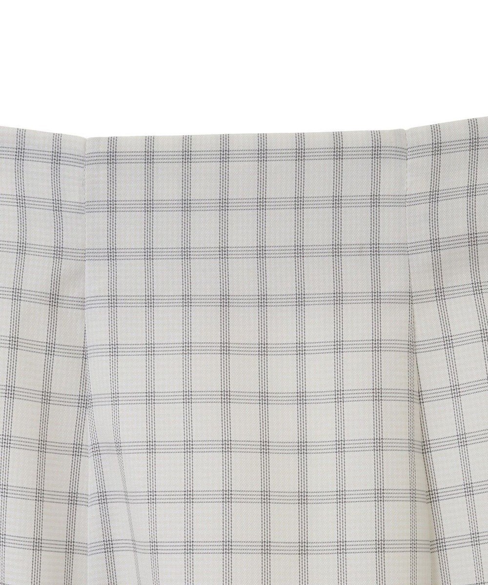 earth music&ecology 裾フレアチェックスカート 