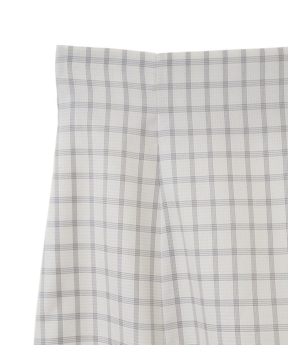 earth music&ecology 裾フレアチェックスカート 