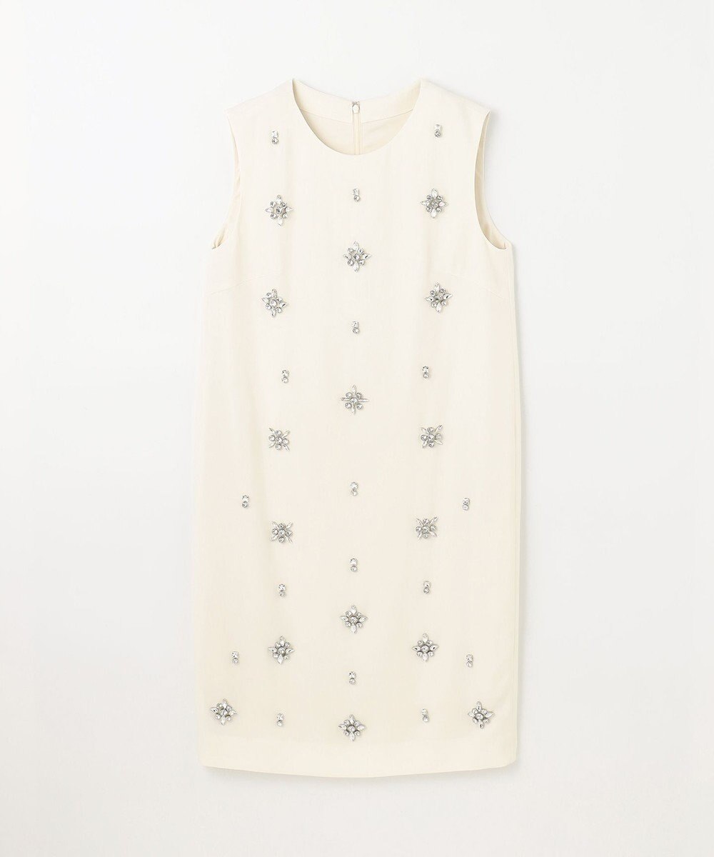 GRACE CONTINENTAL ビジュー刺繍ドレス 