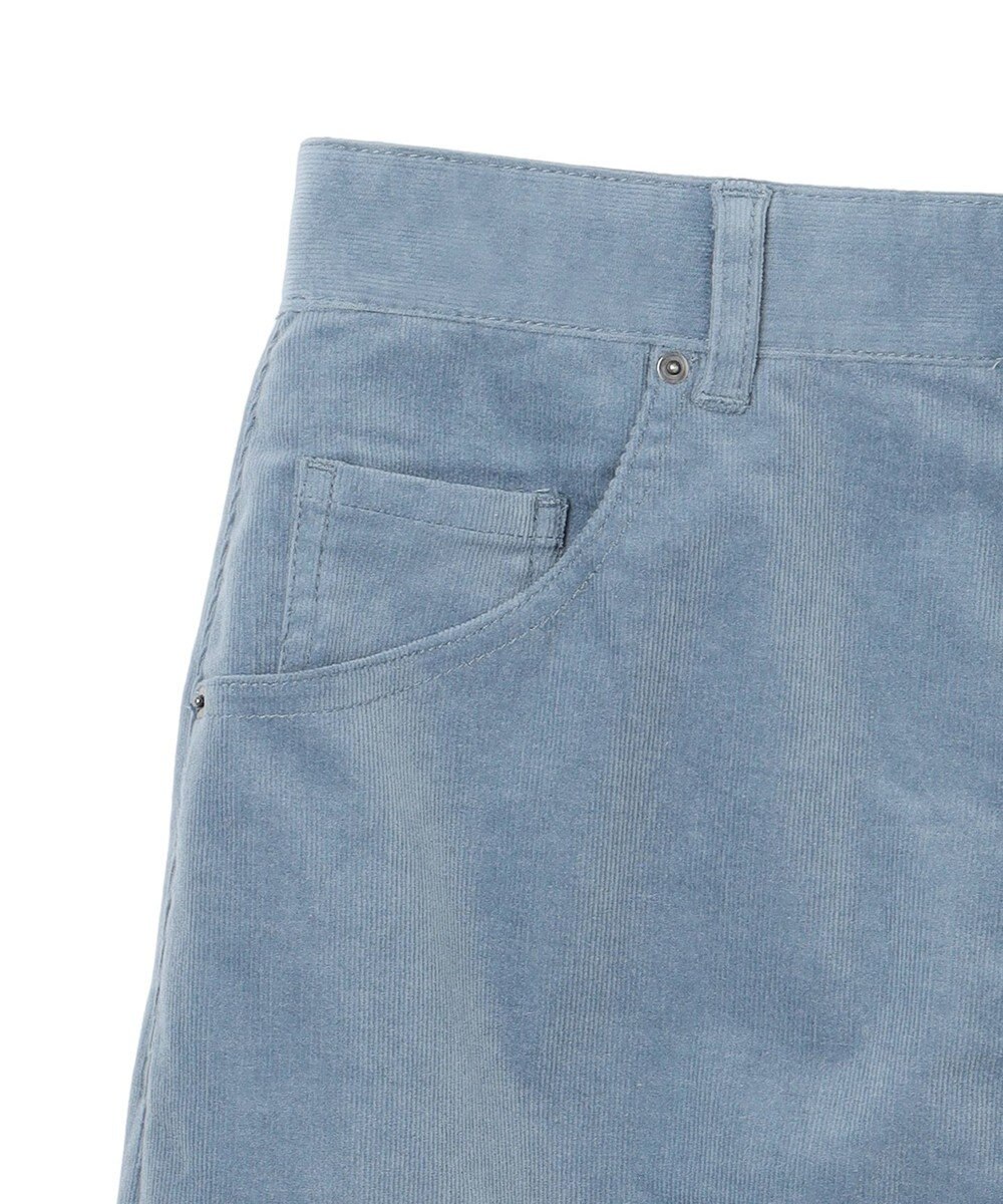 UNFILO ストレッチコーデュロイ Iラインスカート 