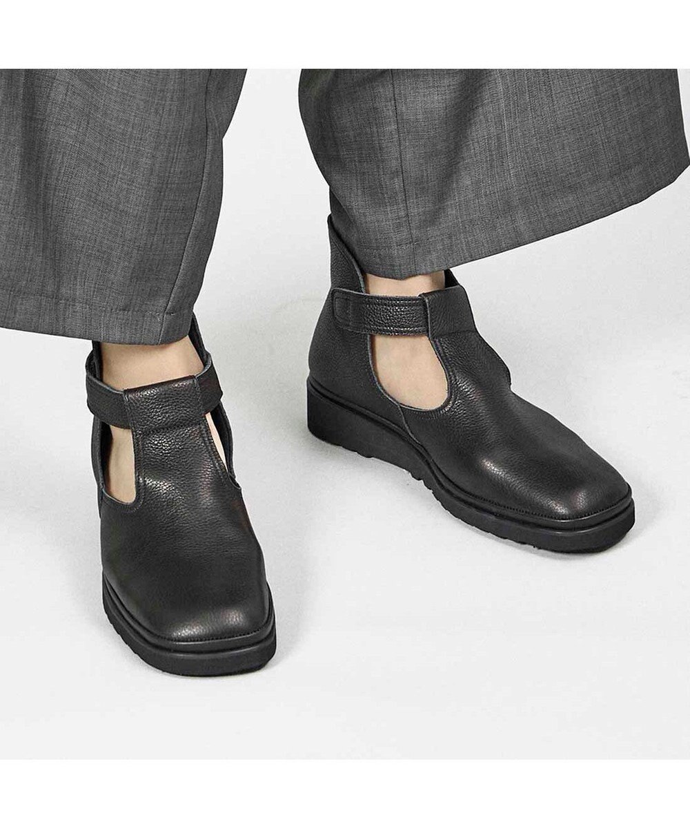 MODE ET JACOMO <D'ICI>ベルト付きサイドオープンブーツ 