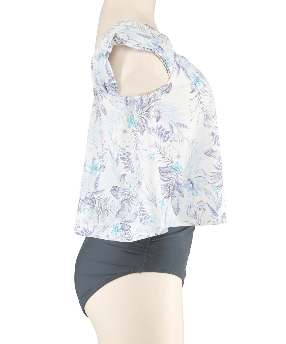 San-ai Resort（三愛水着楽園） プリントワンピ見えビキニ　9M・11L　【San-ai Resort（サンアイリゾート）】 