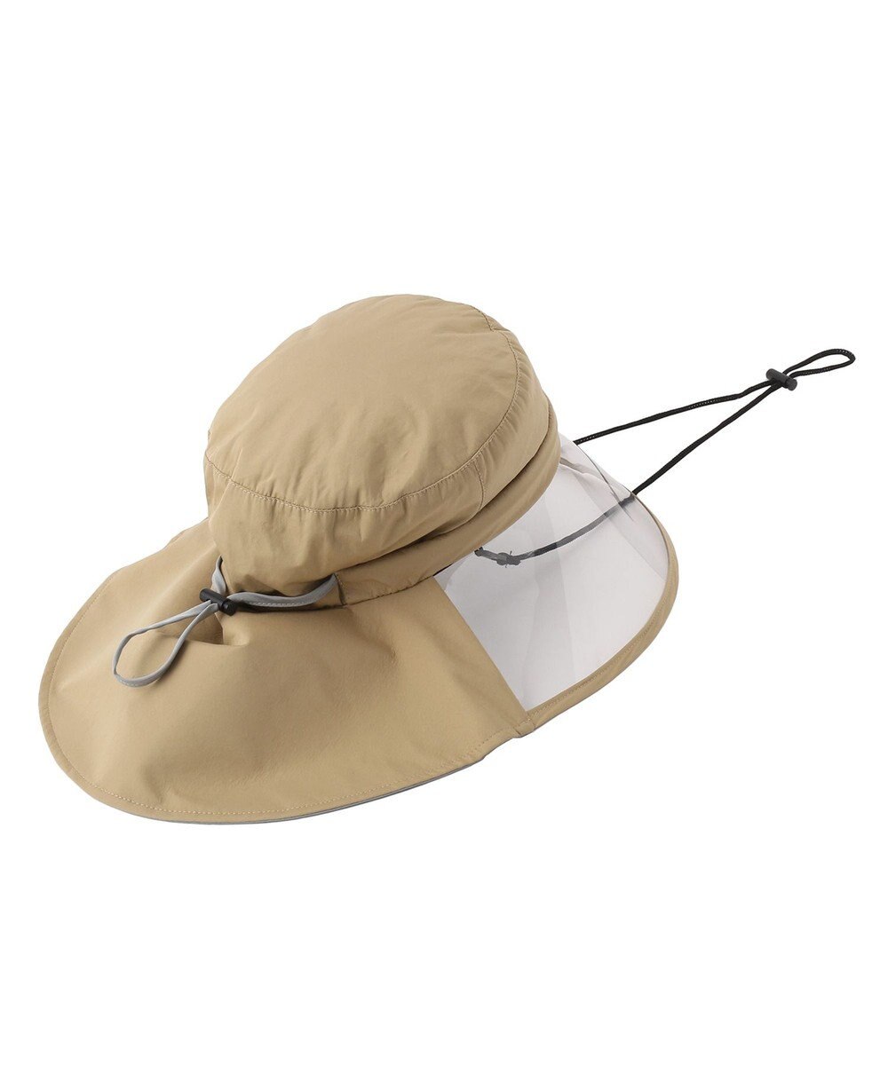 MOONBAT 【WEB限定】撥水サイクルハット 透明広つば/レインハット 