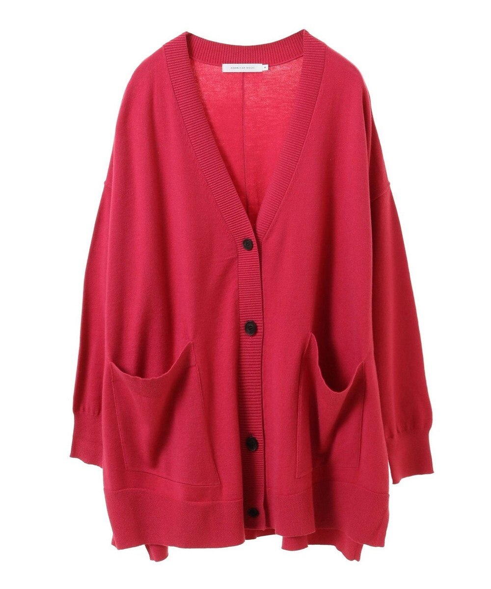 AMERICAN HOLIC バイパチＶネックワイドニットカーディガン 