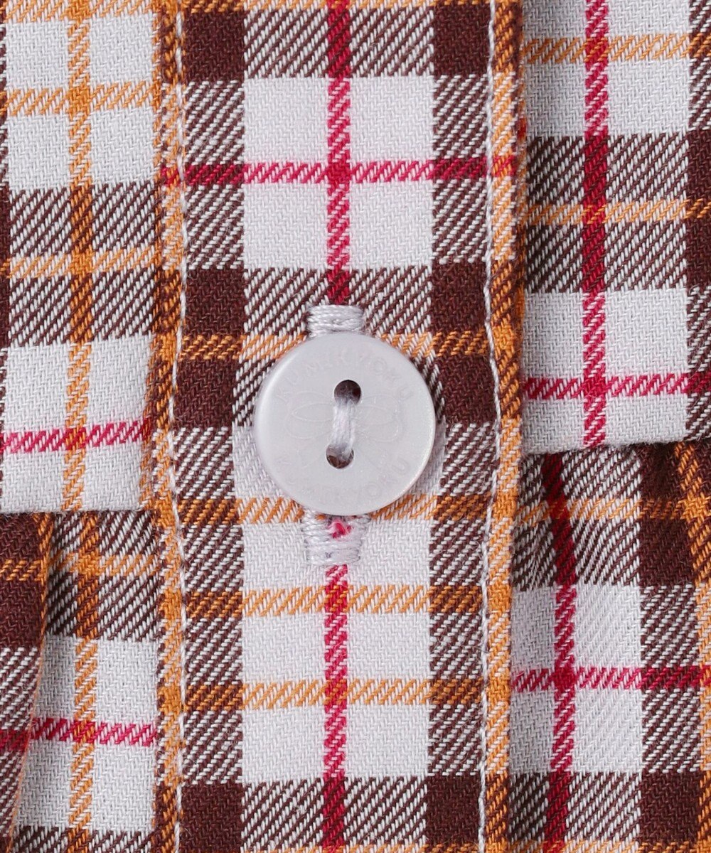 組曲 KIDS 【150-160㎝】リセチェックシャツ ワンピース 