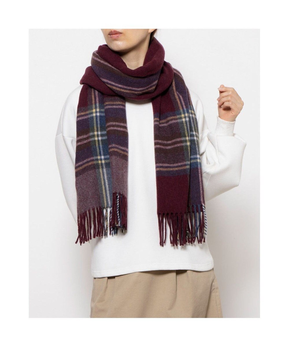 UNBILLION カシュネ cache nez / イタリアウールチェックストール 