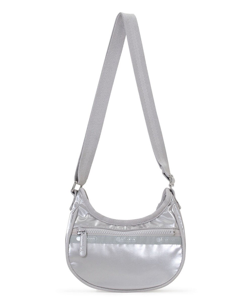 LeSportsac MINI HOBO CROSSBODY/フロストシルバーシャイン 