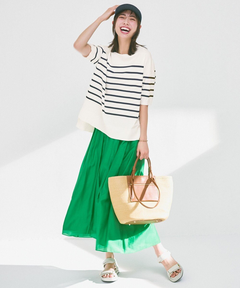 自由区 【洗える】エアリー スカート 