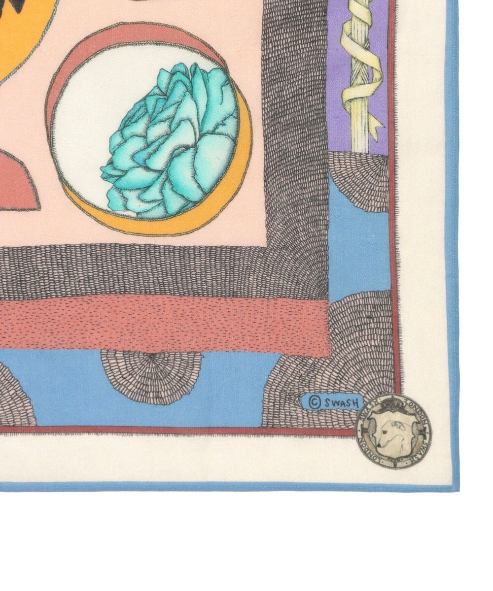 MOONBAT SWASH LONDON コットンプリントスカーフ 