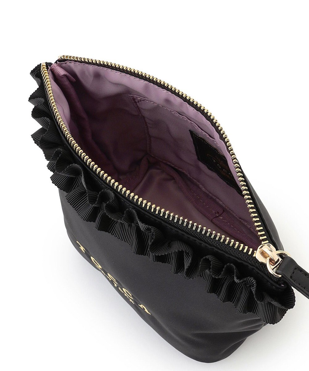 TOCCA 【撥水】FRILL GARLAND NYLON POUCH ポーチ 