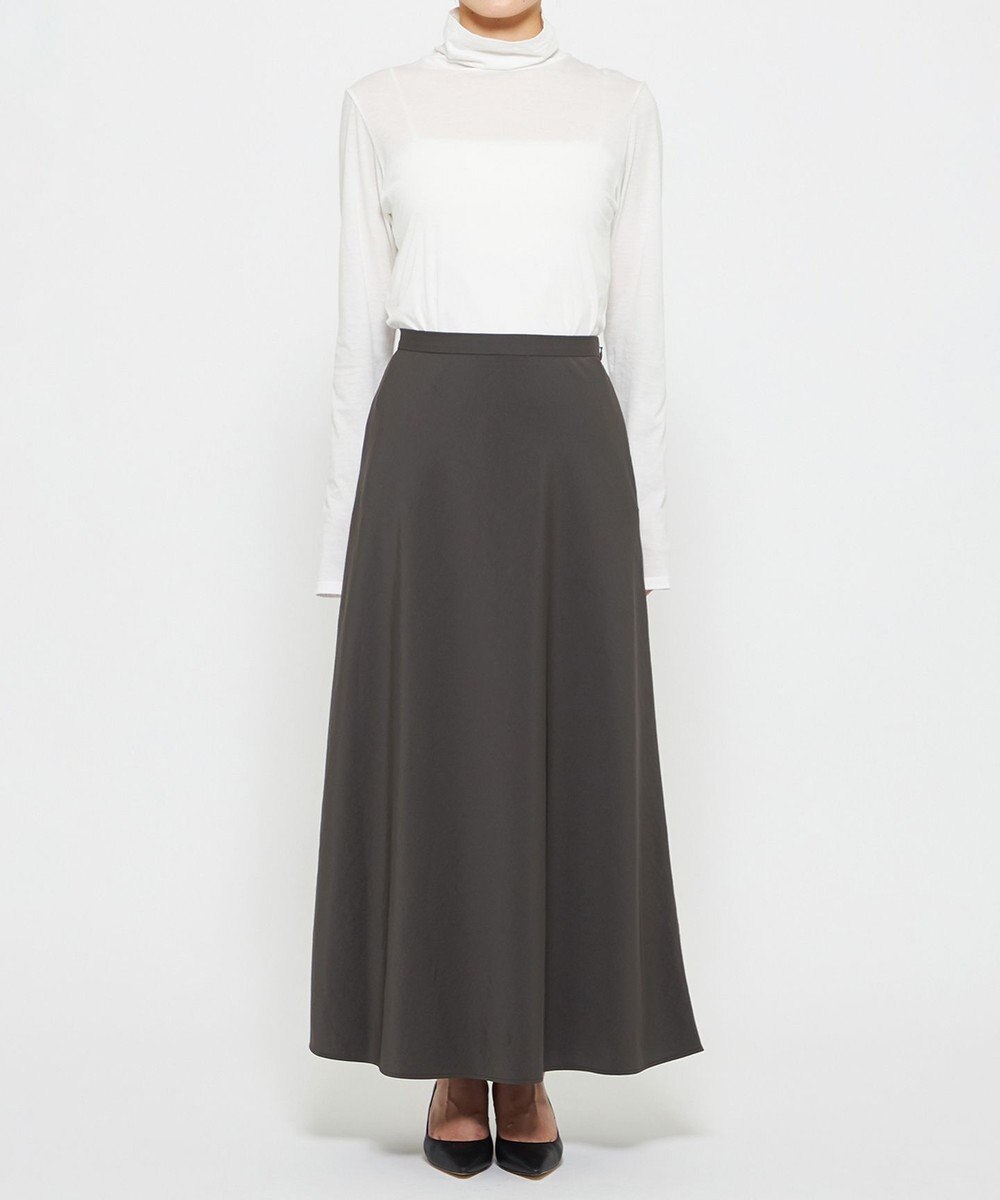 uncrave マット サテン フレアスカート（uncrave STANDARD） 