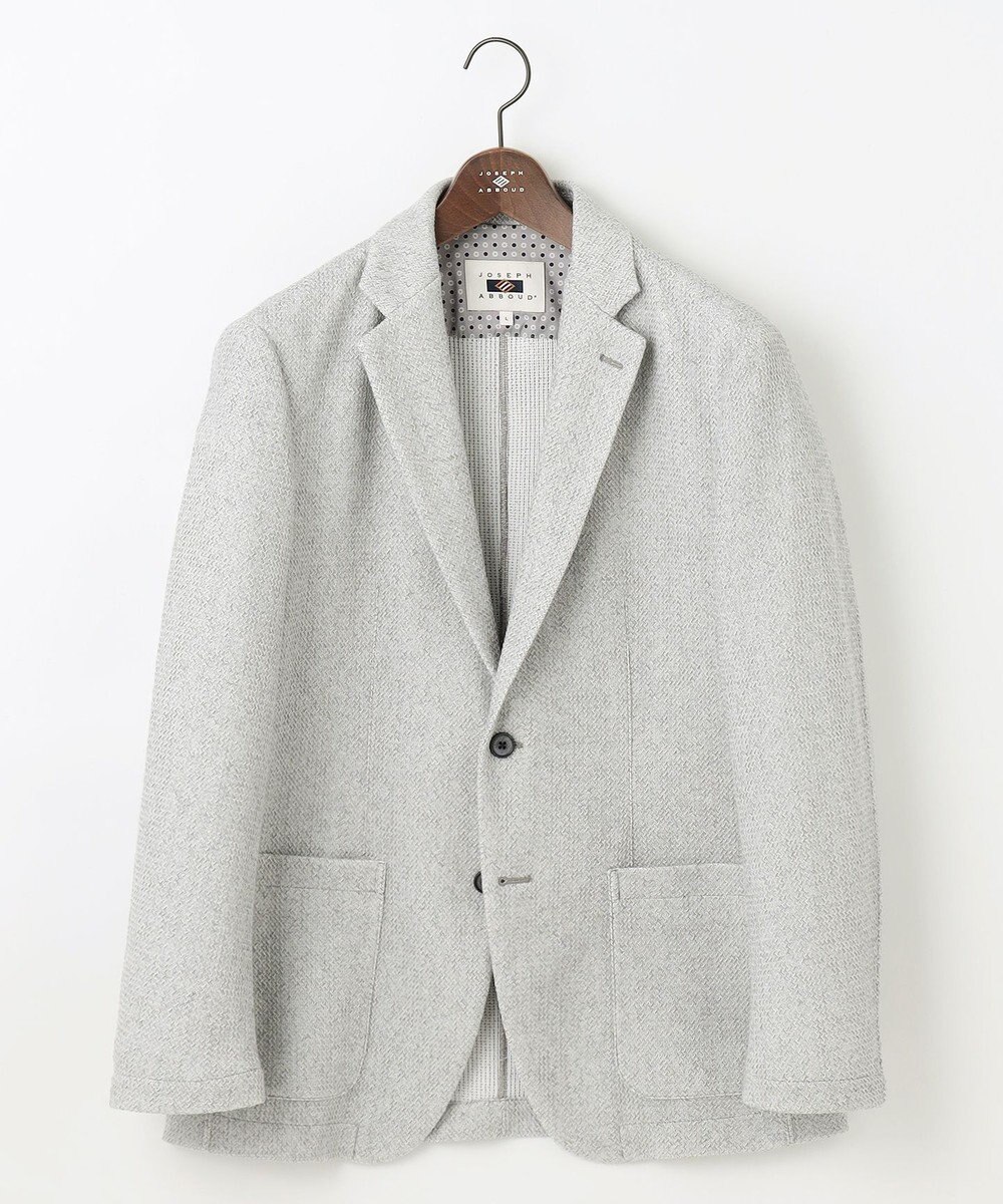 JOSEPH ABBOUD 【軽量/ストレッチ/洗える/JAPANファブリック/和紙】コンフォータブルジャージー ジャケット 