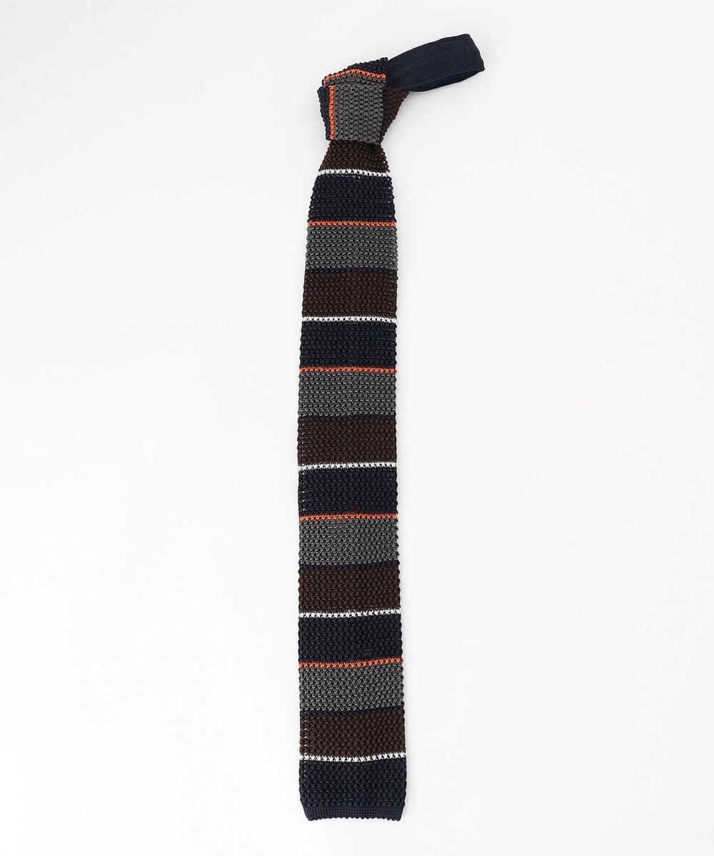 J.PRESS MEN 【J.PRESS KNIT TIE COLLECTION】ストライプ ニットネクタイ 