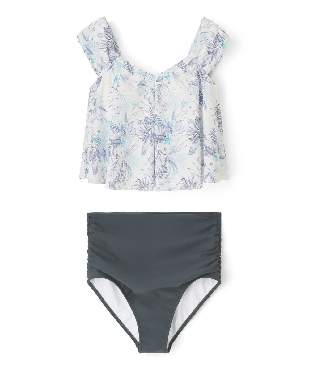 San-ai Resort（三愛水着楽園） プリントワンピ見えビキニ　9M・11L　【San-ai Resort（サンアイリゾート）】 