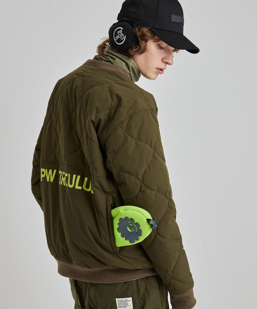 PW CIRCULUS 【MEN】ひょうたんキルティング中綿ブルゾン 