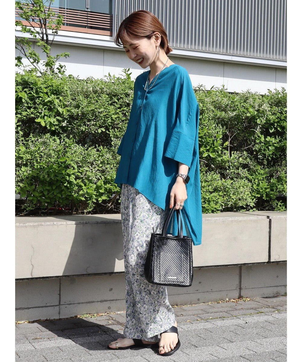 AMERICAN HOLIC バックギャザーＶネックシアーシャツ 