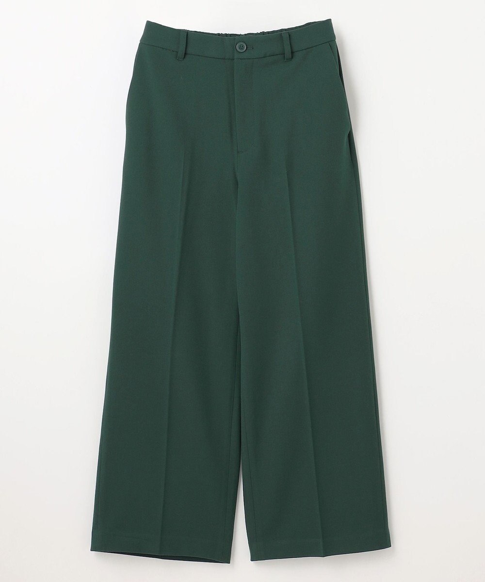 ANY L 【洗濯機可/ストレッチ/ウエストゴム/裏起毛】マルチファンクションストレッチワイドパンツ 