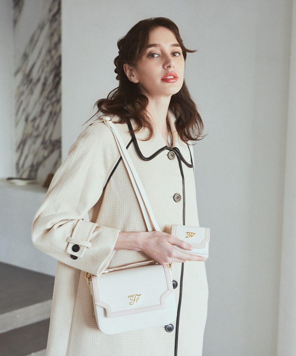 Maison de FLEUR バイカラーバッグ・ウォレットセット 