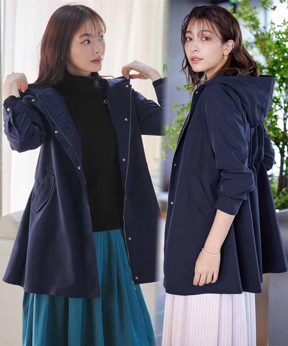 Tiaclasse 【新色追加・洗える・撥水】ドロストマウンテンパーカー 