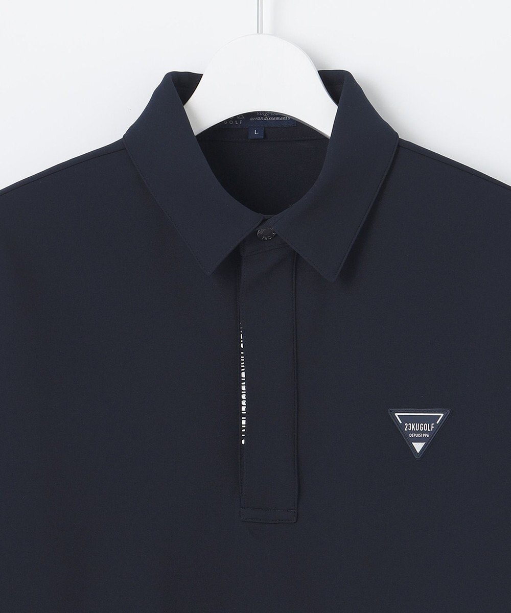 23区GOLF 【MEN】【吸水速乾・UVケア】ライトダンボール半袖シャツ 伸縮性に優れた高機能シャツ 