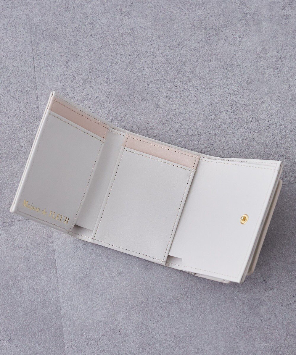 Maison de FLEUR バイカラーバッグ・ウォレットセット 