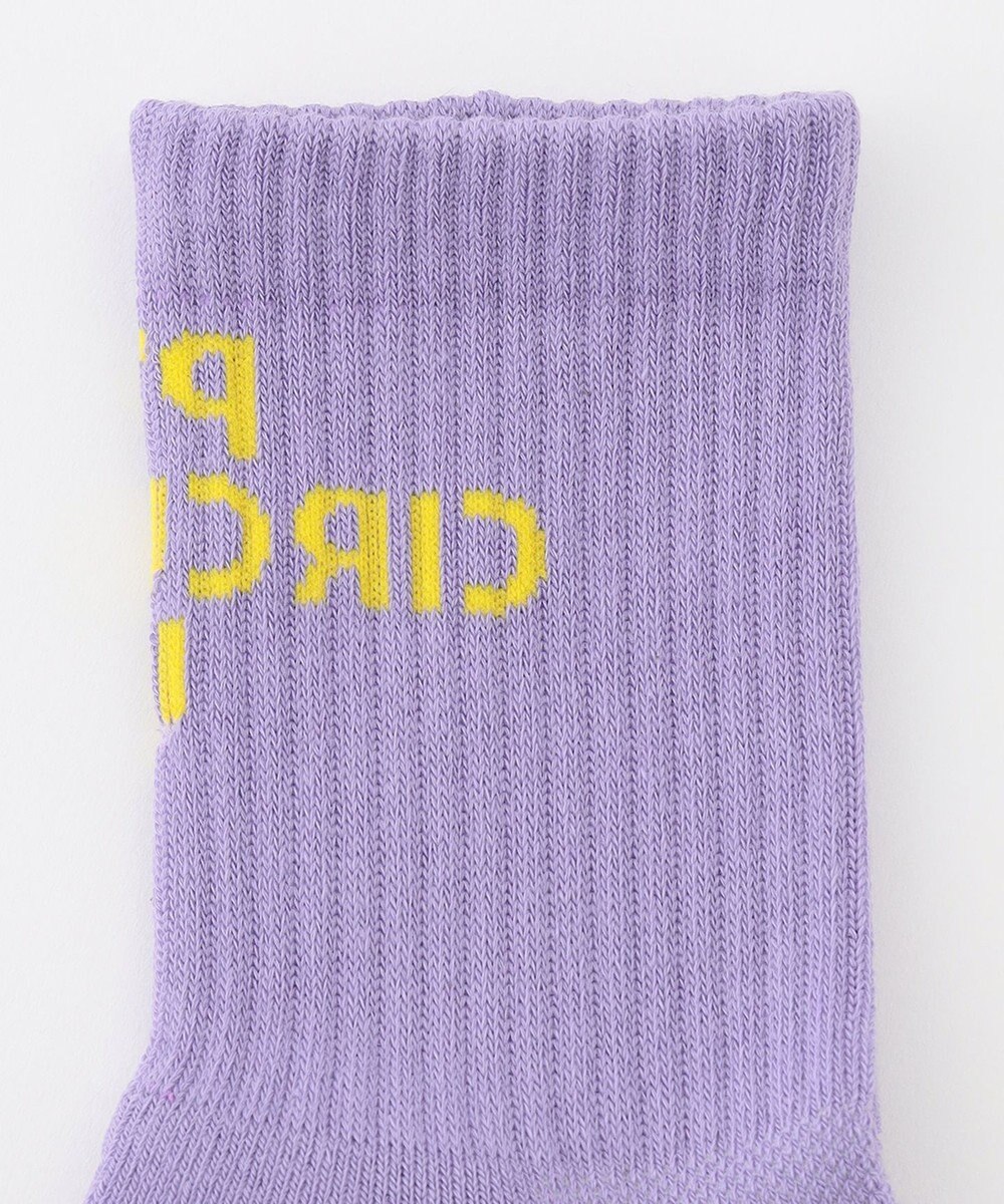 PW CIRCULUS 【WOMEN】【土踏まずをサポート】ロゴ ミドルソックス 