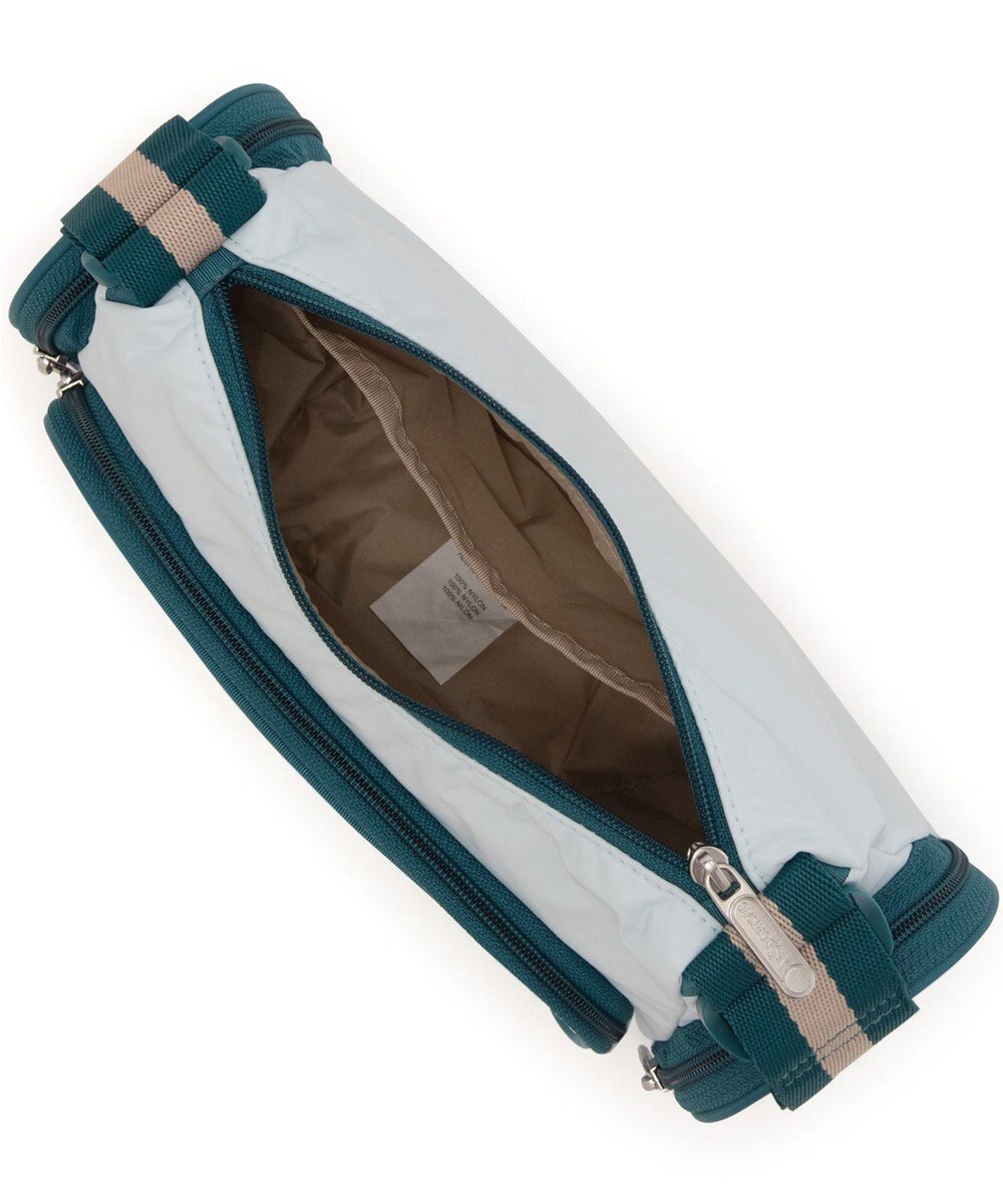 LeSportsac 3 POCKET SHOULDER/スペクテイタークリアスカイ/ティール 