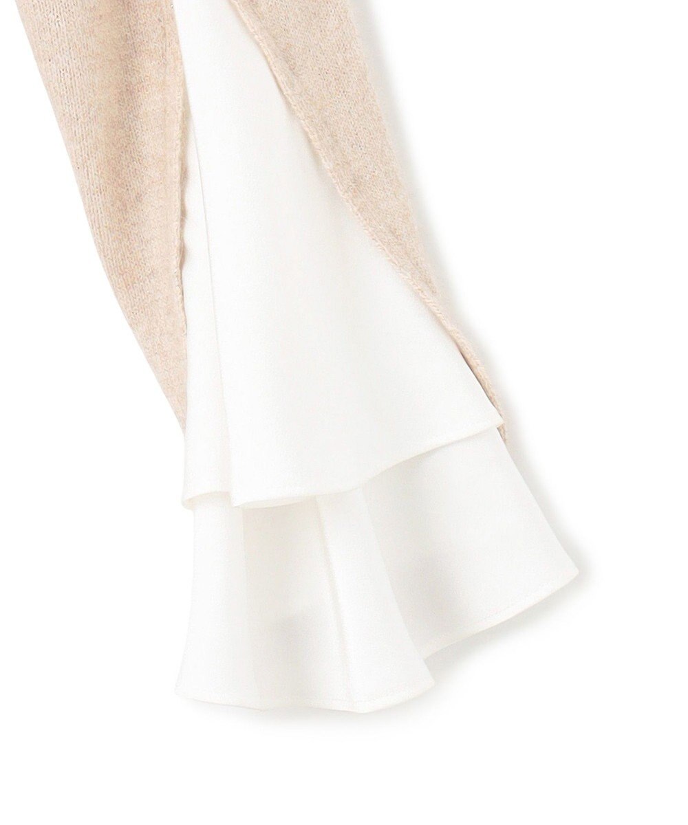 23区 L 【23区×Oggiコラボ】フレアサテンコンビ ラメニット 