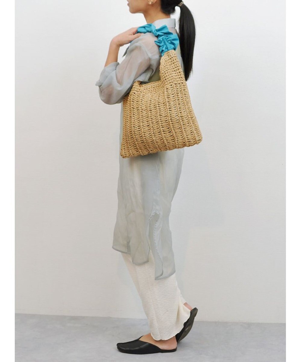 UNBILLION cachecache フリルワンハンドルペーパー手編みトート 