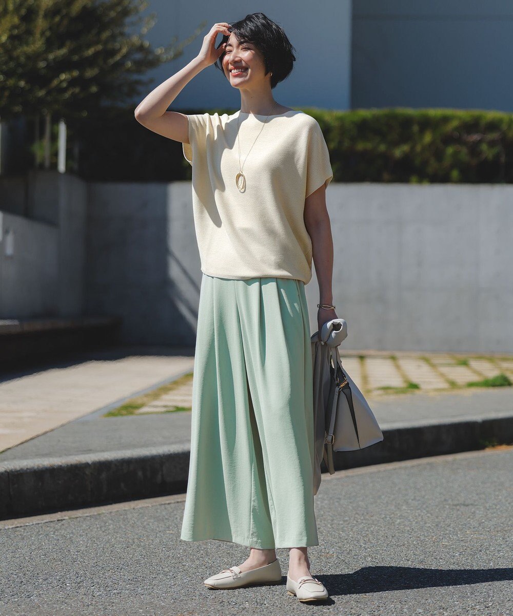 ANY L 【新色追加/吸水速乾/イージーケア/UVカット/接触冷感】さらさらDRYパンツ 