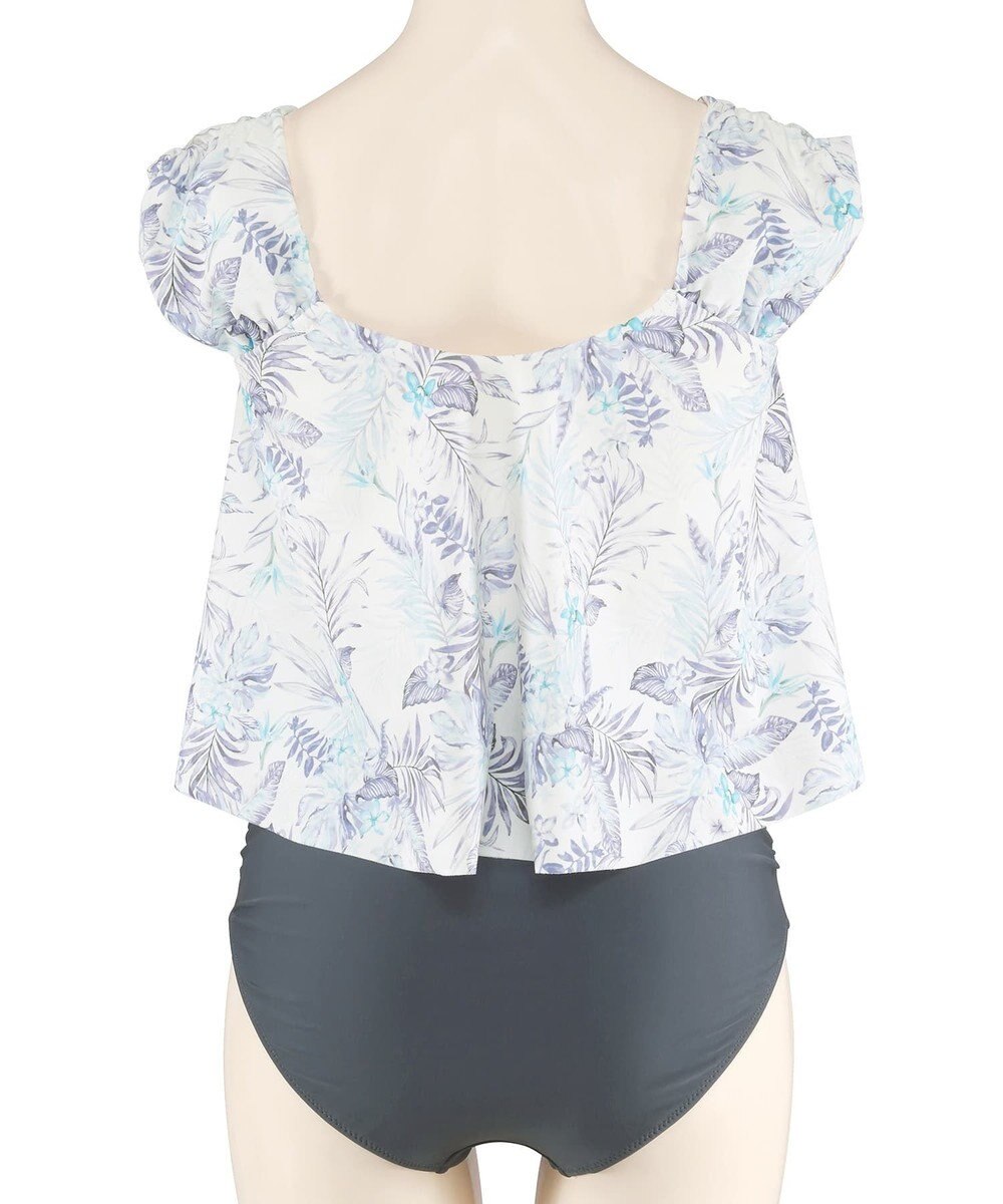 San-ai Resort（三愛水着楽園） プリントワンピ見えビキニ　9M・11L　【San-ai Resort（サンアイリゾート）】 