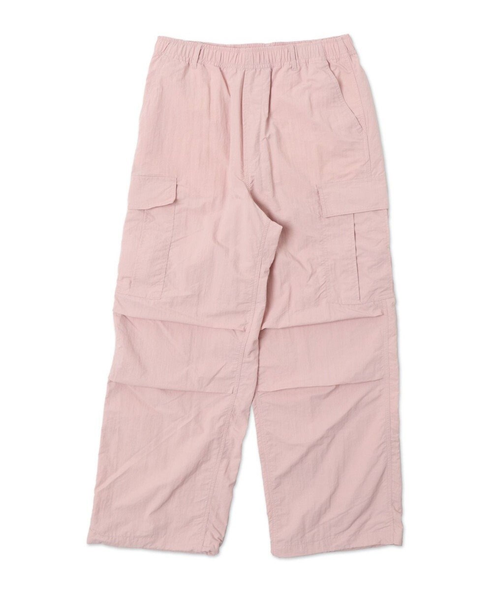 WEGO 【ウエストゴム/MLサイズ展開】ナイロンイージーカーゴパンツ 