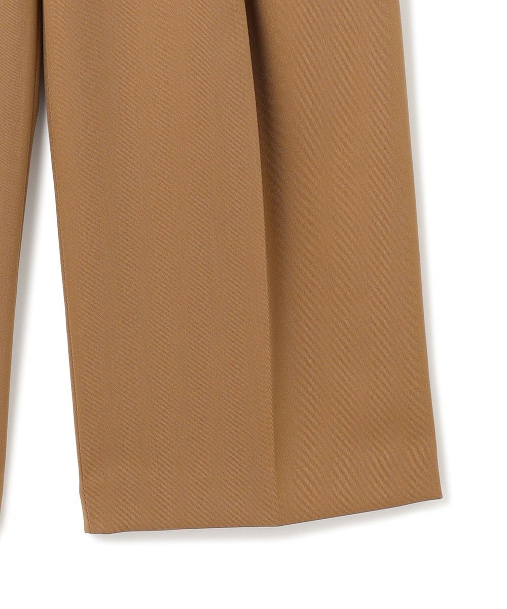 BEIGE， 【洗える】STEVIA / ウール混タックワイドパンツ 