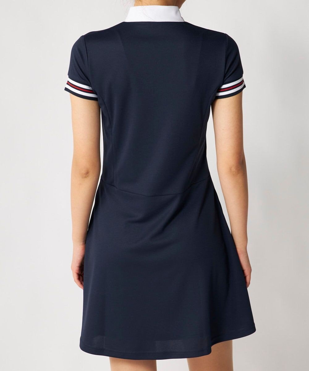 FILA GOLF／marie claire 【FILA GOLF】ハーフジッププリーツワンピース 