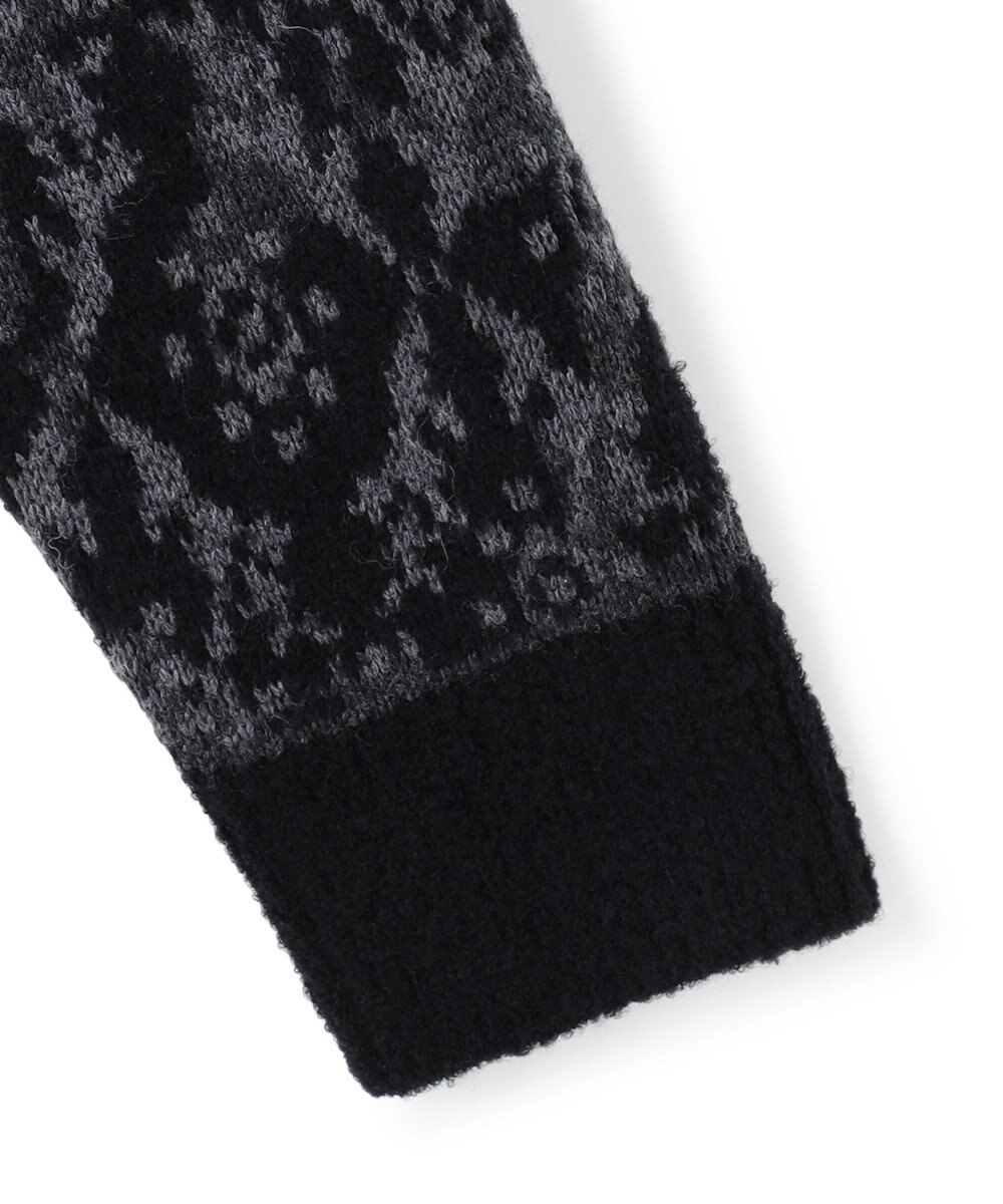 JOSEPH HOMME オーナメントブークレ　クルーネックニット 