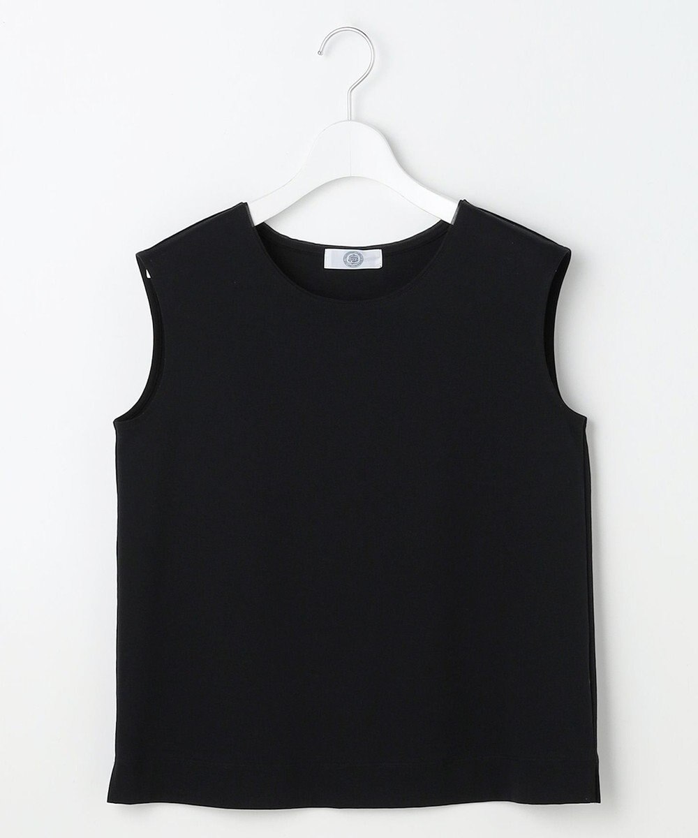 J.PRESS LADIES S スムースジャージー ノースリーブ カットソー 