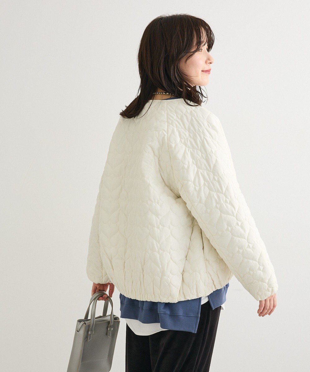 Green Parks ・ｓｗｉｎｇ　ｂｙ　ハートキルトコクーンブルゾン 