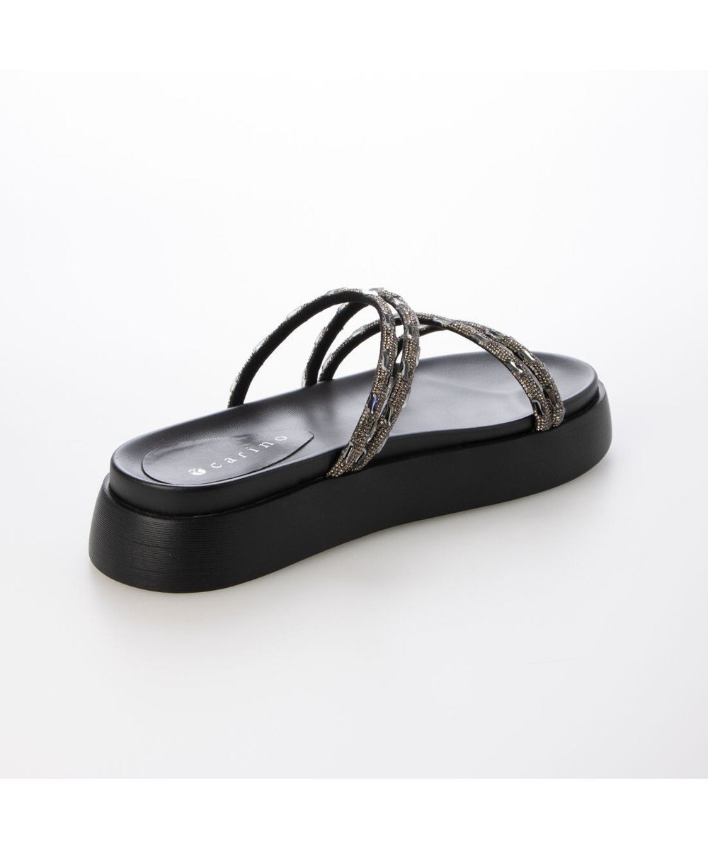 MODE ET JACOMO <carino>厚底ビジューサンダル 