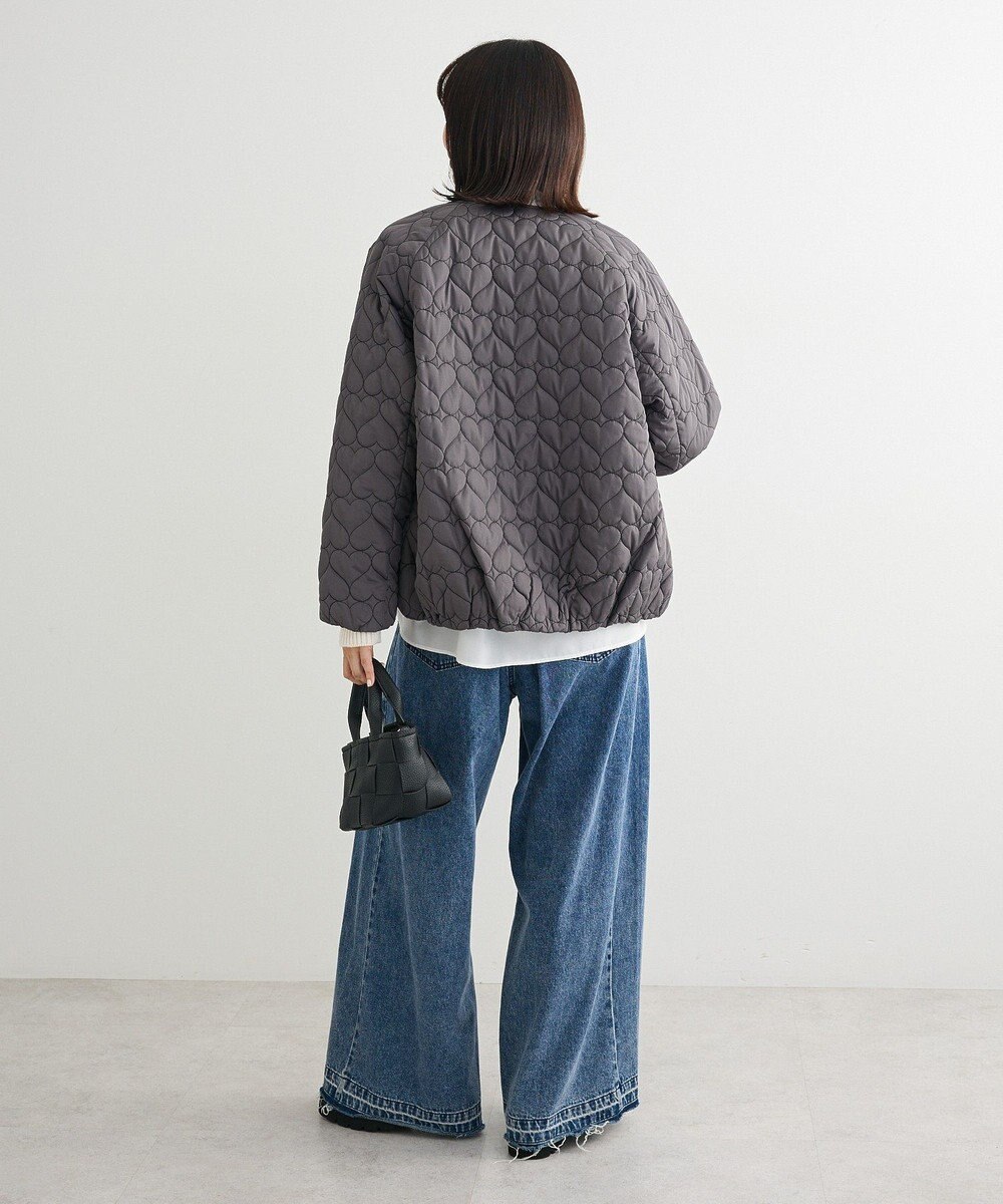 Green Parks ・ｓｗｉｎｇ　ｂｙ　ハートキルトコクーンブルゾン 