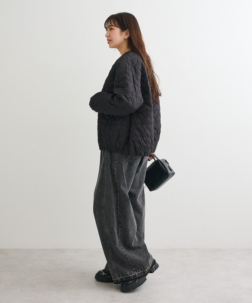 Green Parks ・ｓｗｉｎｇ　ｂｙ　ハートキルトコクーンブルゾン 