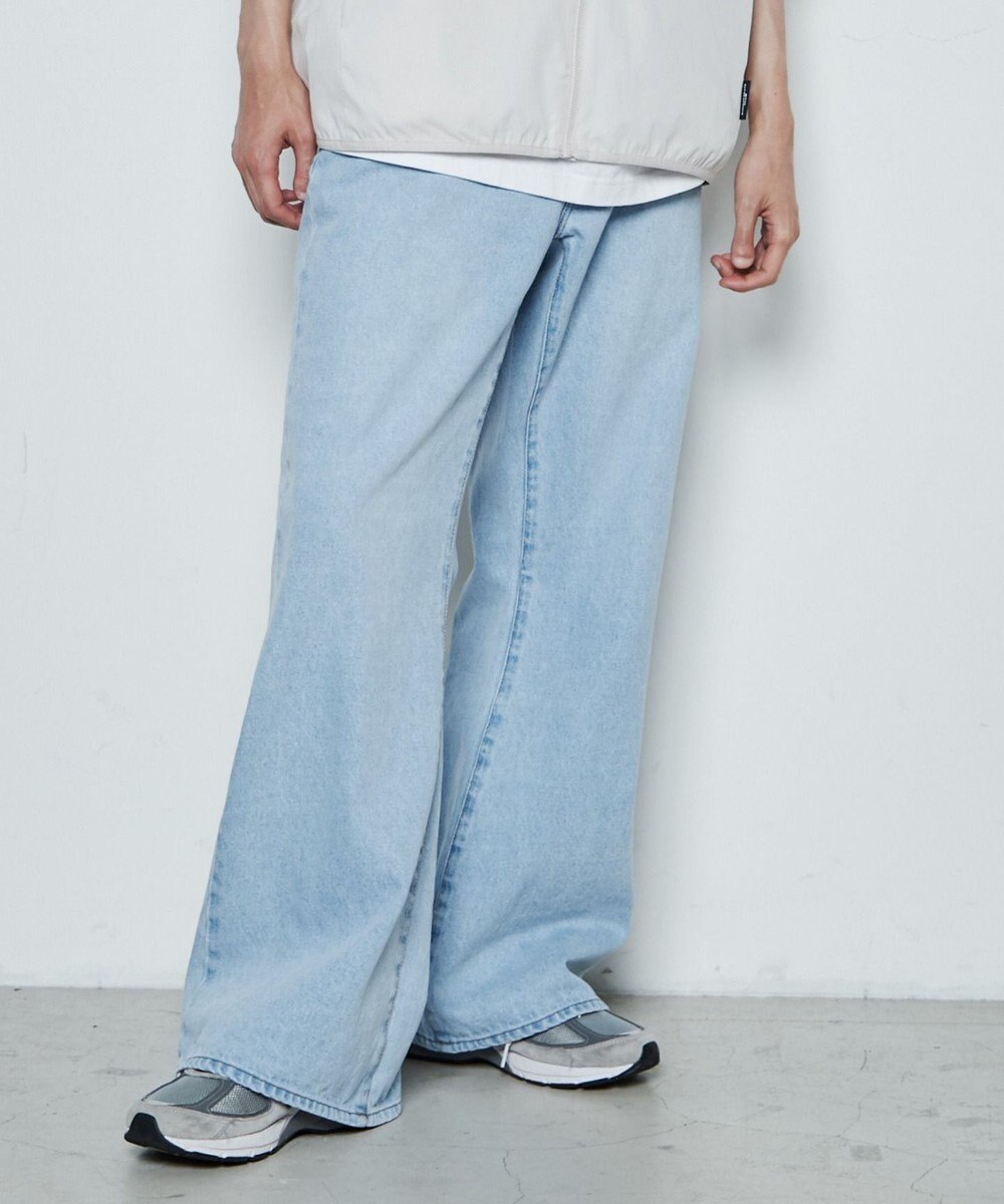 WEGO ルーズフィットフレアパンツ 