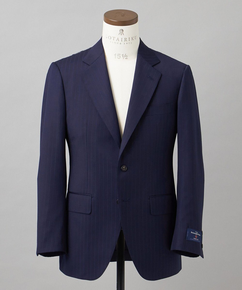 GOTAIRIKU 【Ermenegildo Zegna】TRAVELLER　スーツ（ネイビーストライプ） 