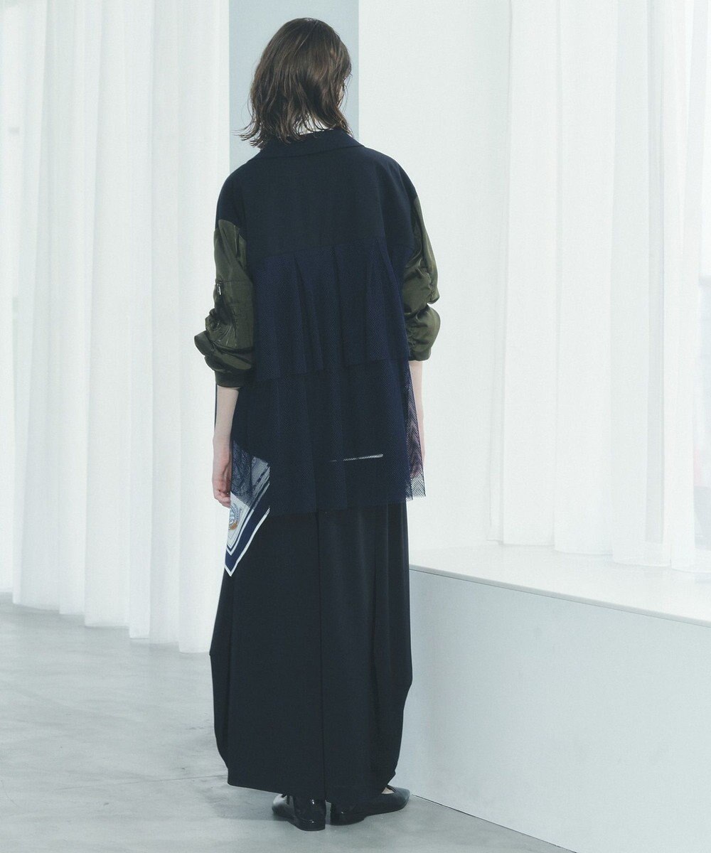 YECCA VECCA 異素材MIXテーラードジャケット 