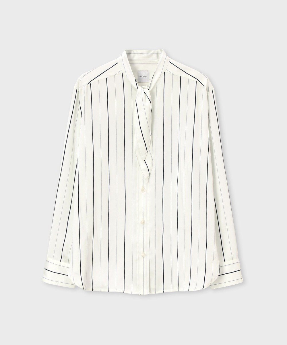 Paul Smith サテンストライプ ブラウス 