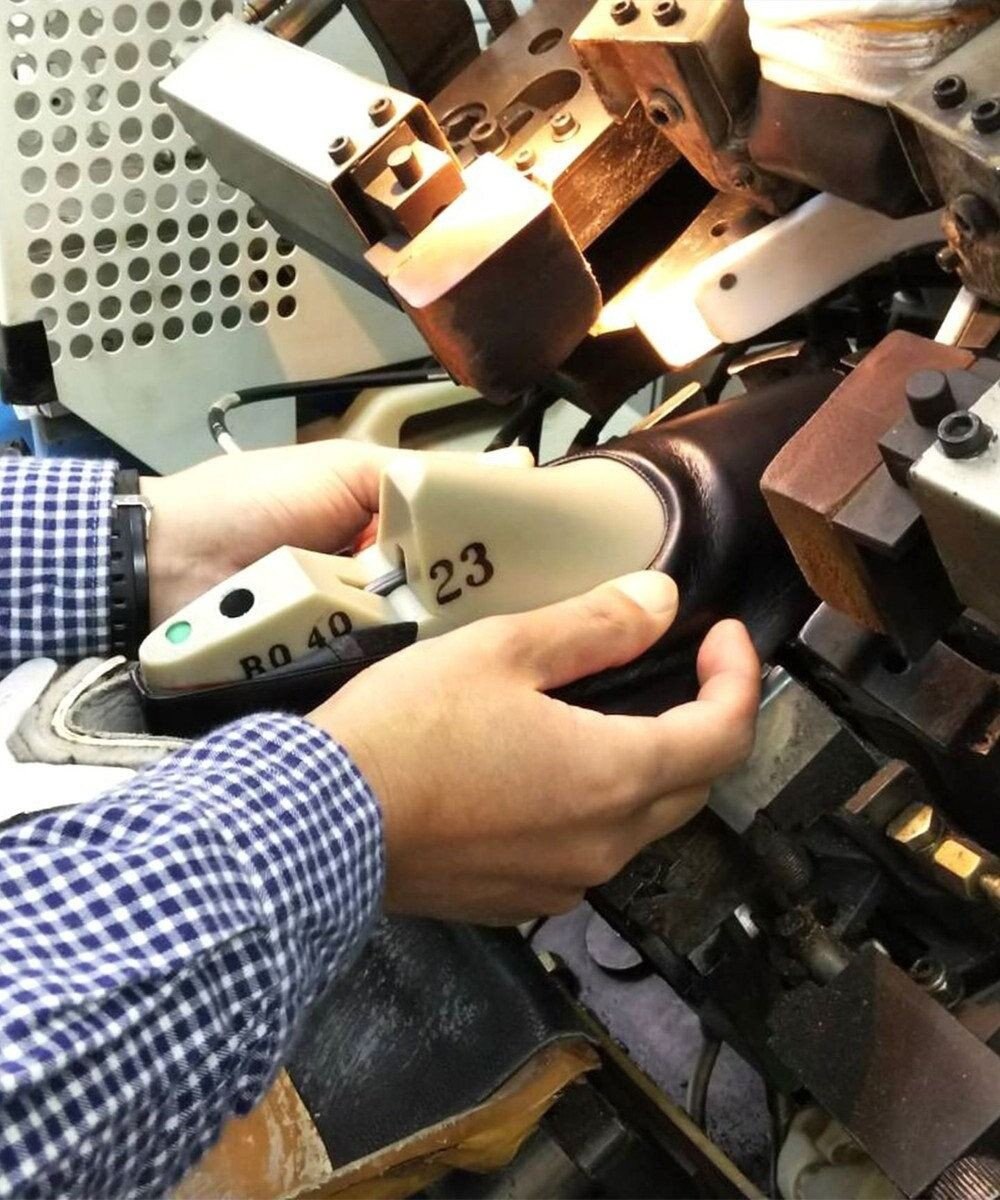 nouvelleRobe Oū 【本革・高反発】Round ラウンドトゥ ツイードバレエシューズ 