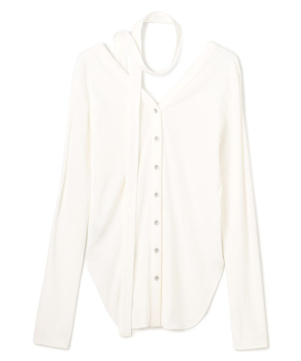 uncrave ヴィンテージリブ 2WAYトップス 