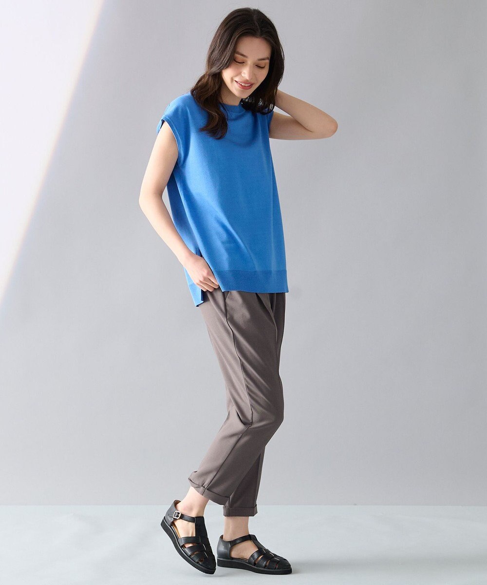 ANY 【UVケア/接触冷感/ウエストゴム】イージーケア美脚パンツⅡ 