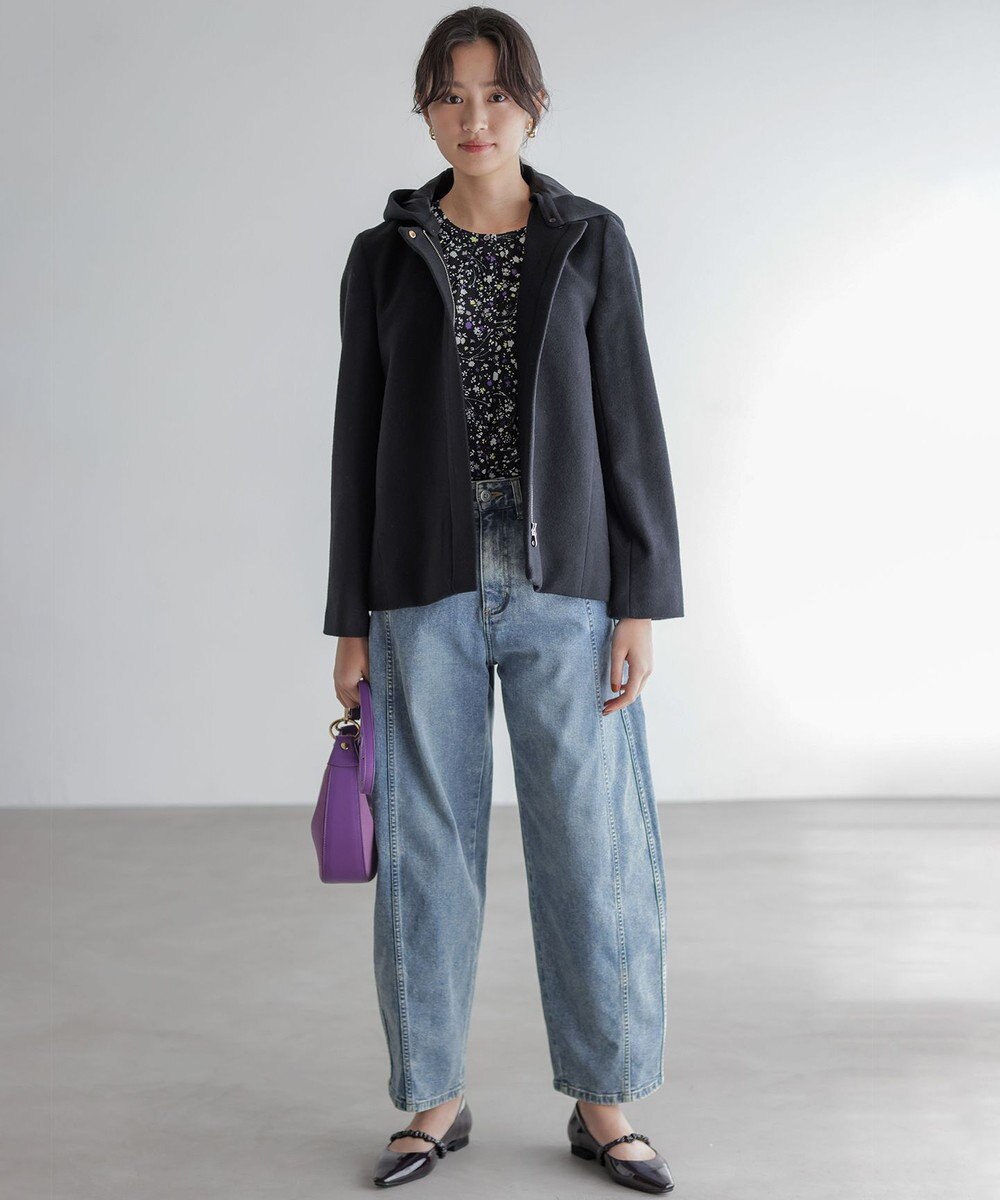 組曲 S プティフラワープリント ブラウス 